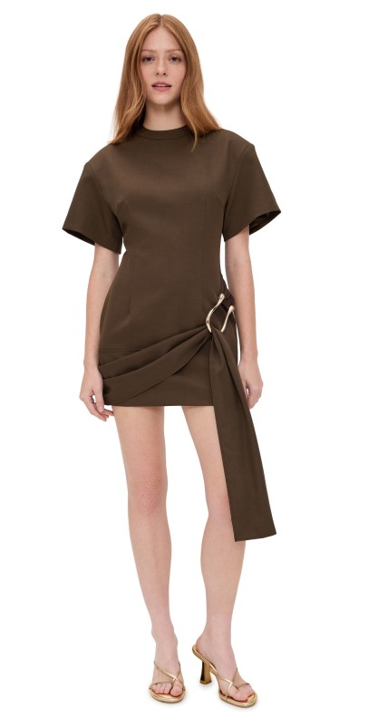 Lioness Martini Mini Dress Chocolate
