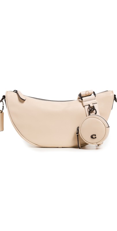 Coach Hall Soft Sling Bag Ivory