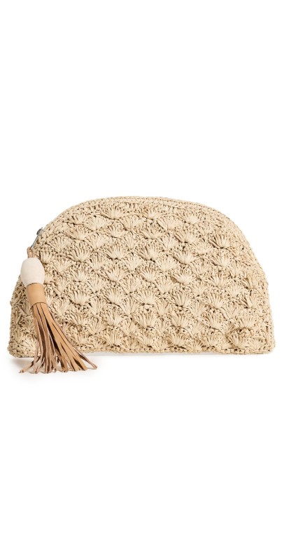 Mar Y Sol Cleo Clutch Natural