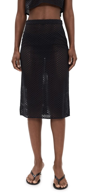 Solid & Striped The Sherry Skirt Noir