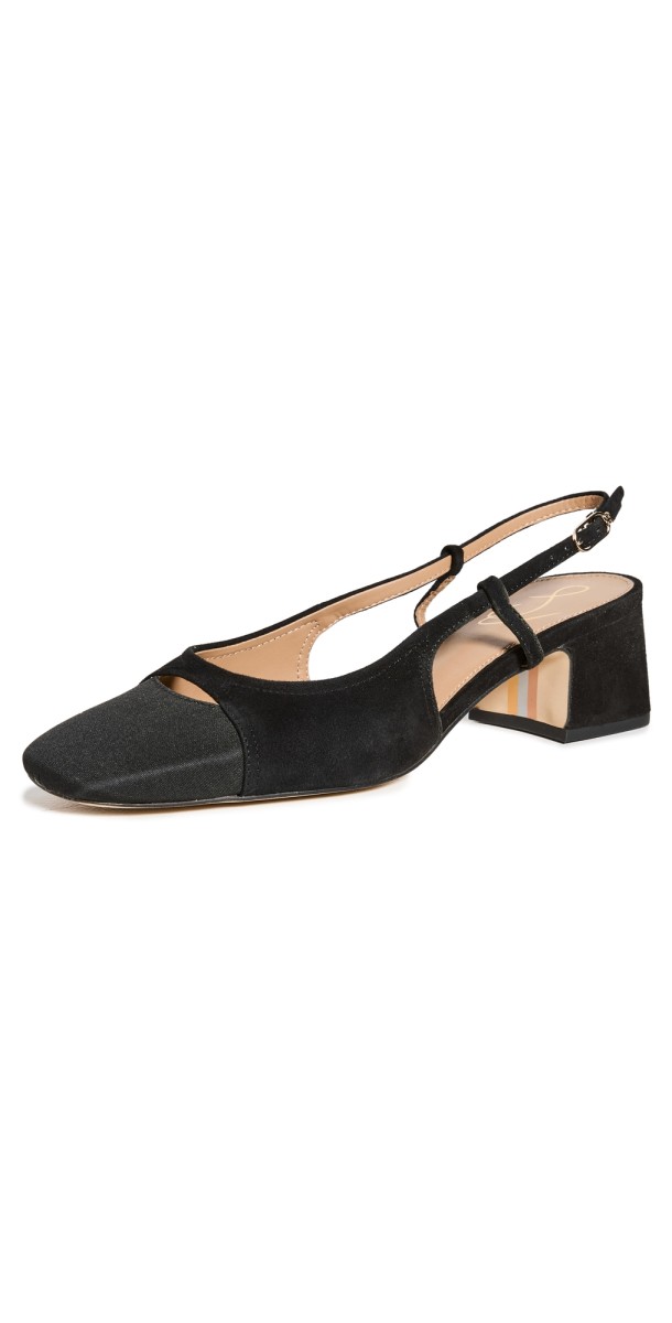 Sam Edelman Tarra Sling Heels Black