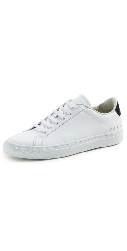 Common Projects Retro Classic Sneakers White/Black