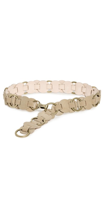 Isabel Marant Lota-Gd Belt Beige