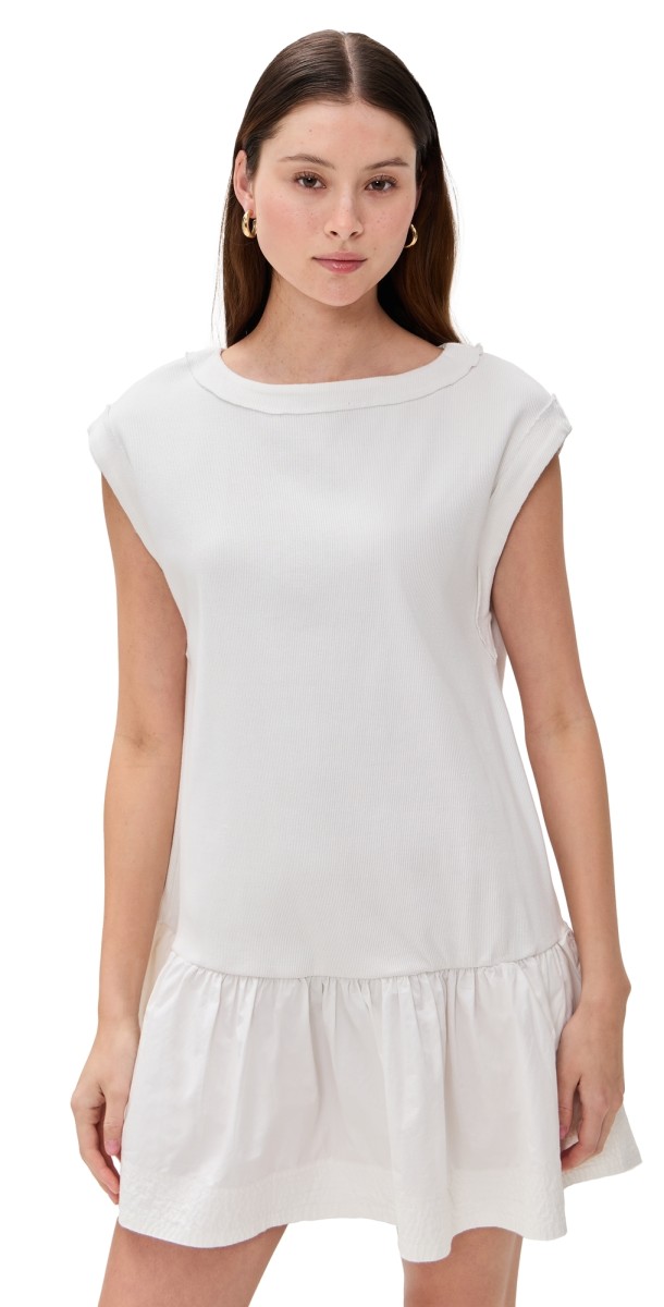 Free People Enya Mini Dress White