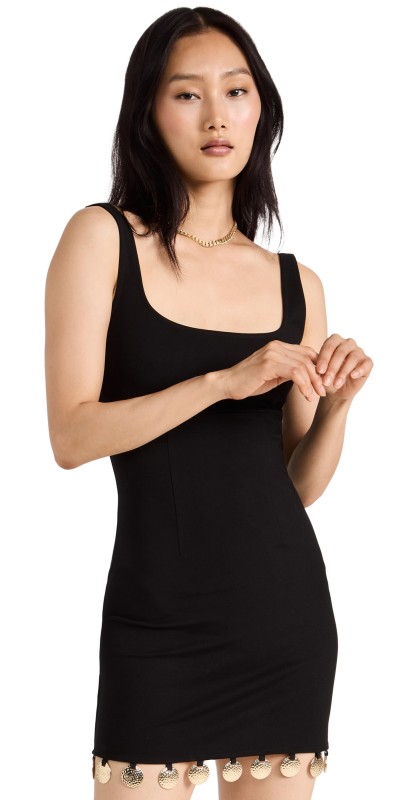 STAUD Hardy Dress Black