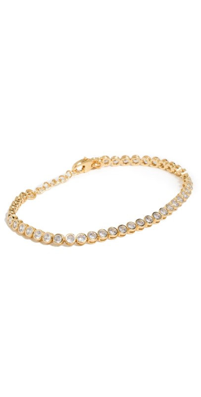 Madewell Tennis Bracelet Pale Gold
