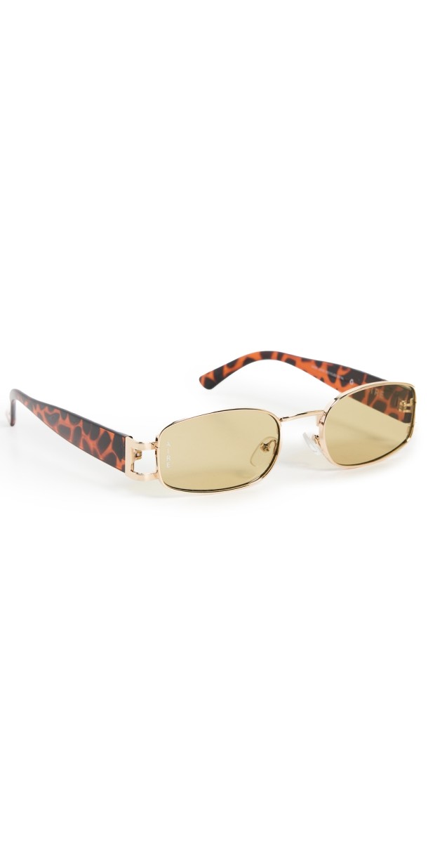 AIRE Sirius Sunglasses Gold Sage Tint