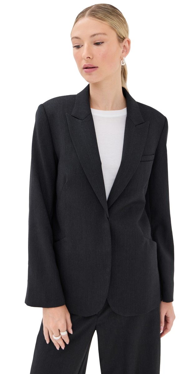TWP Perfect Boyfriend Blazer Charcoal