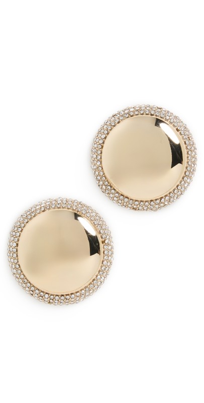 BaubleBar Statement Stud Earrings Clear