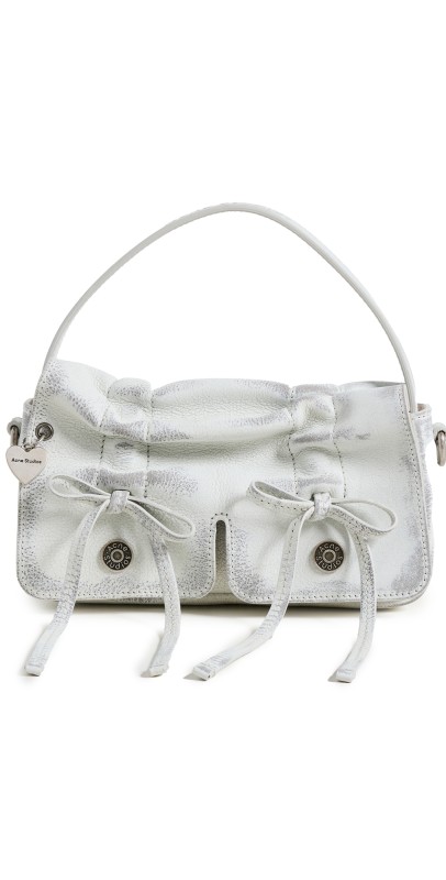 Acne Studios Multipocket Micro Vintage Bag White/Grey