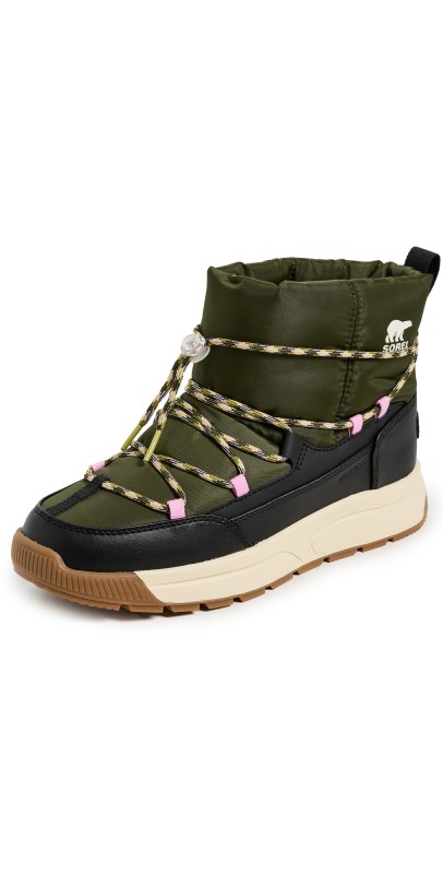Sorel Whitney III Slip-On Boots Utility Green/Black