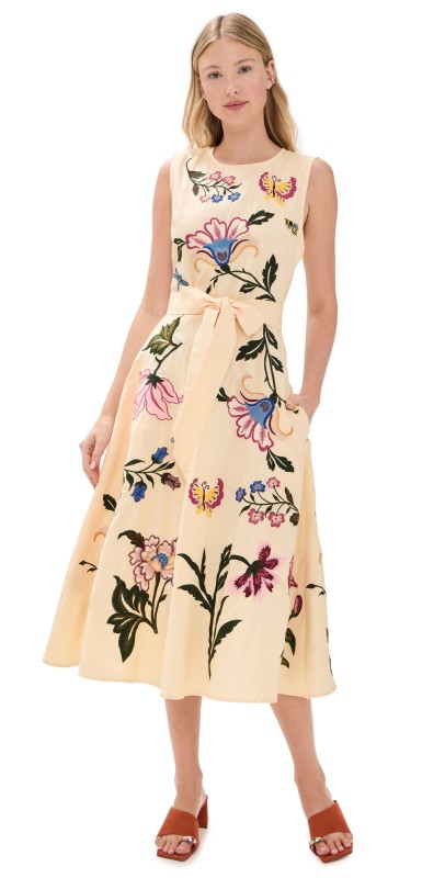 Fanm Mon Gloriosa Dress Light Yellow