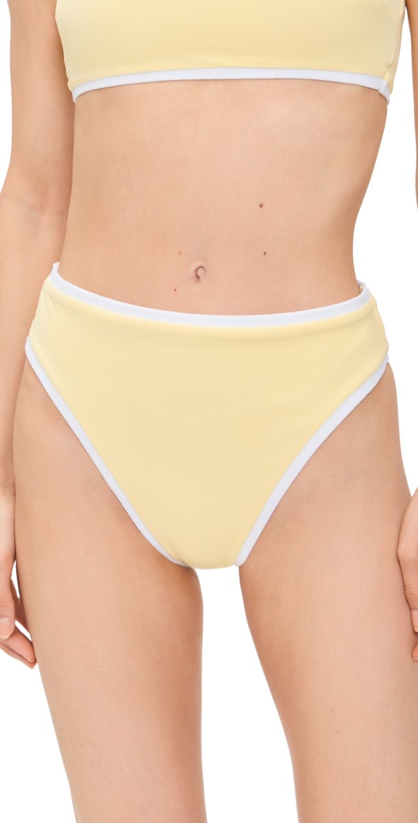 Vitamin A Pacific High Waist Bottoms Banana Cream