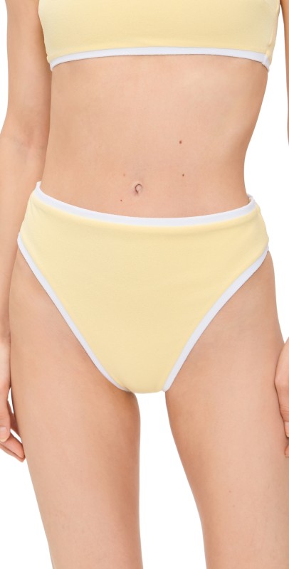 Vitamin A Pacific High Waist Bottoms Banana Cream