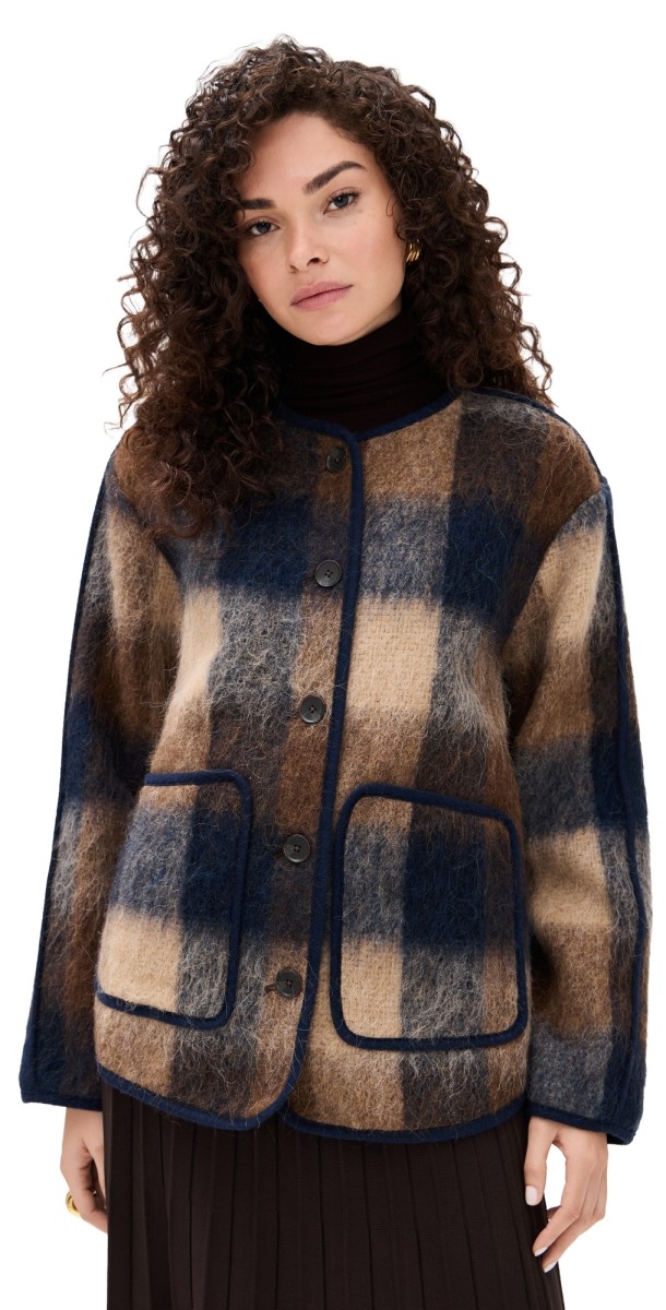 Tanya Taylor Janet Jacket Toffee Multi