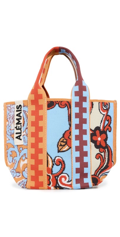 ALÉMAIS Spliced Jacquard Mini Tote Mult