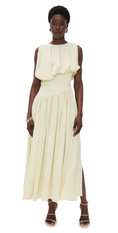 Elexiay Diana Dress Buttermilk