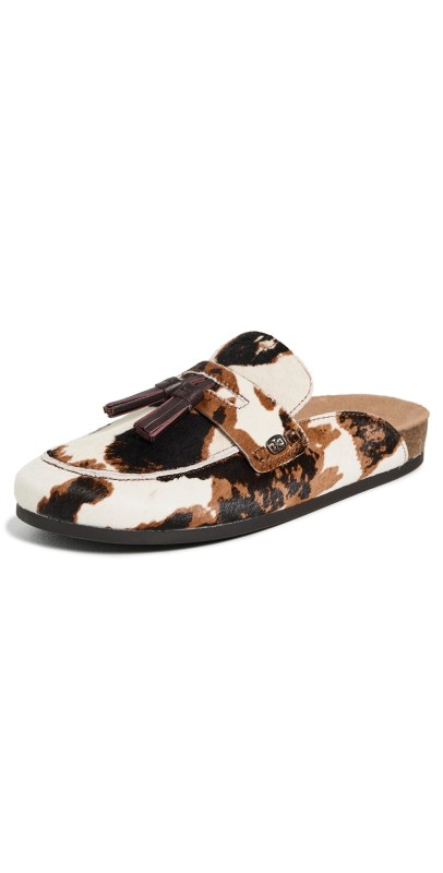 Sam Edelman Astrid Mules Brown Multi