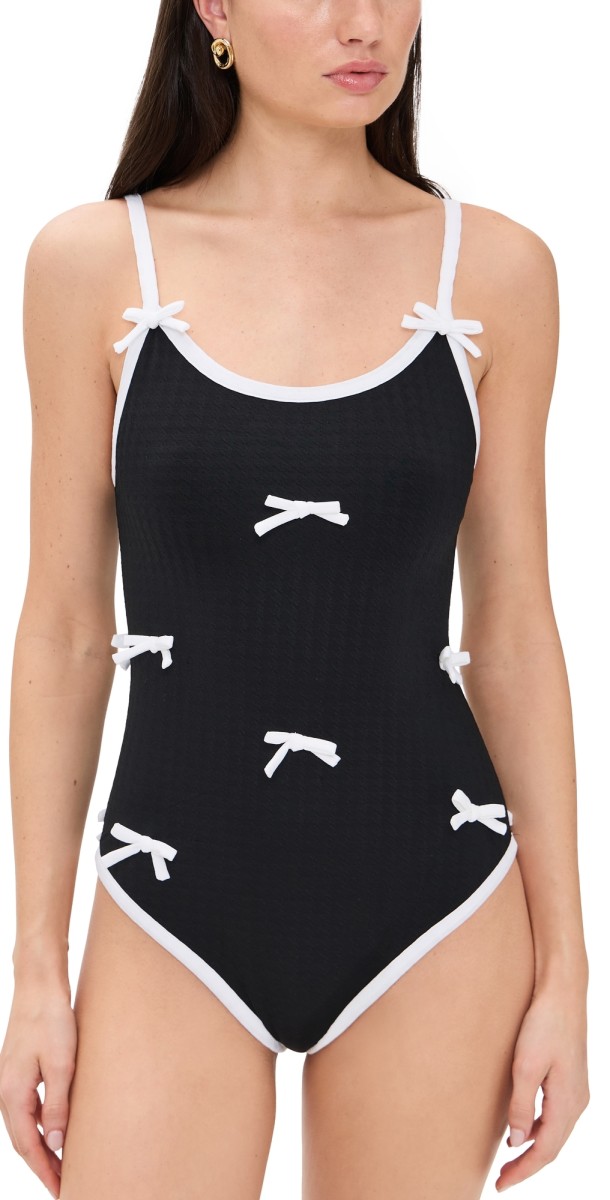 Sea Briella Bow One Piece Black