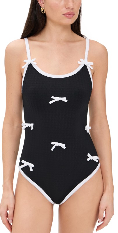 Sea Briella Bow One Piece Black