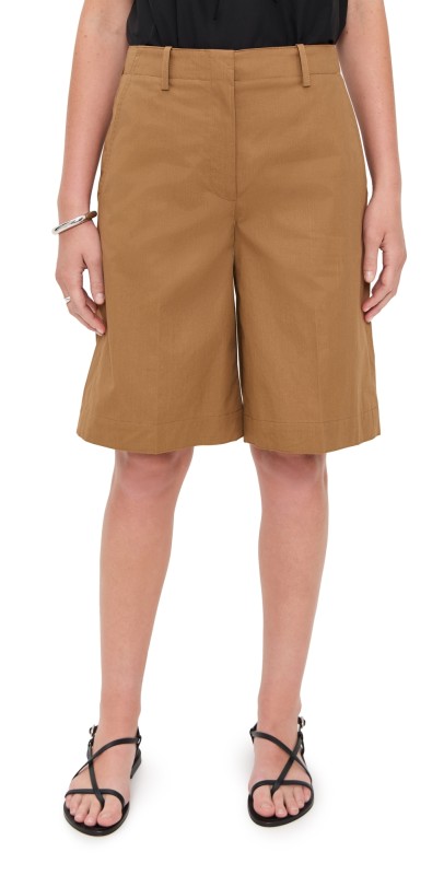 Theory Relax Casual Shorts Bronze