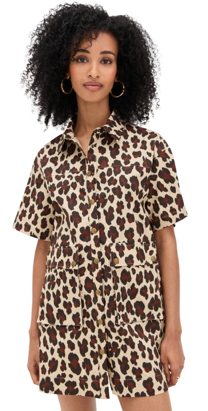 LE BOP Utility Dress Leopard
