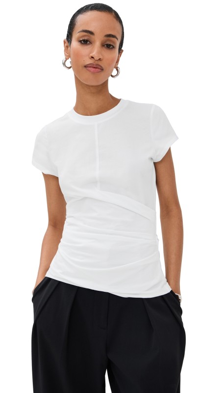 3.1 Phillip Lim Draped T-Shirt White