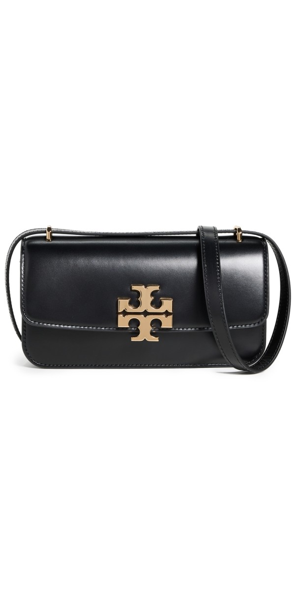 Tory Burch Eleanor E/W Small Convertible Shoulder Bag Black