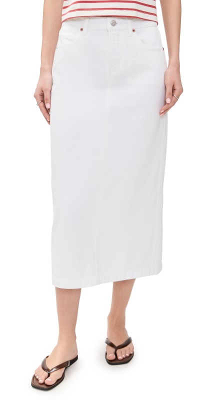Alex Mill Ruby Denim Skirt Sea Salt