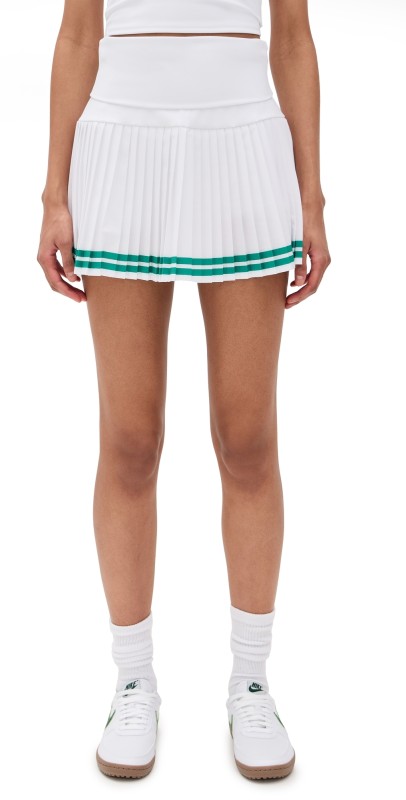 Beach Riot Gloria Skirt Courtside White