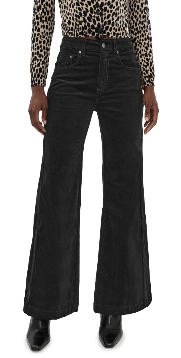 Splendid Monroe Corduroy Pants Black