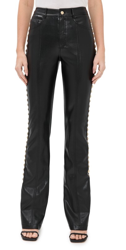 Cinq à Sept Studded Shailene Pants Black/Gold