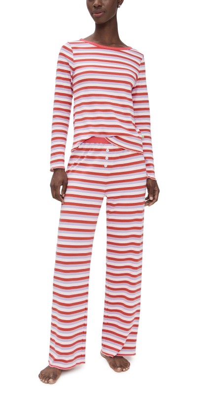 Cozyland by Morgan Lane Ellie PJ Set Poppy