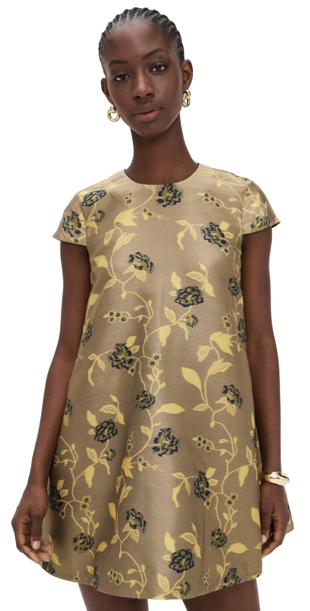 STAUD Bailey Dress Vintage Floral