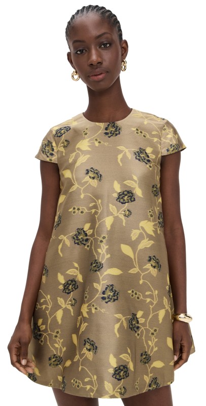 STAUD Bailey Dress Vintage Floral