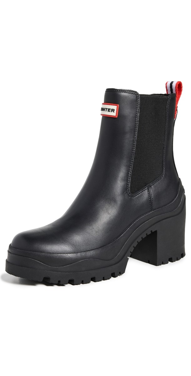Hunter Boots Miana Heeled Boots Black/Black