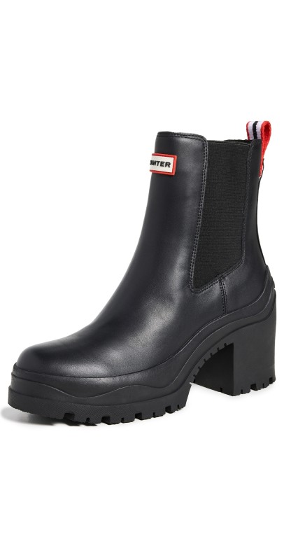 Hunter Boots Miana Heeled Boots Black/Black