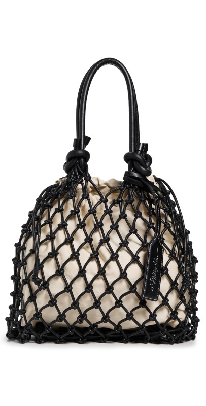 3.1 Phillip Lim Macrame Mini Sac Black