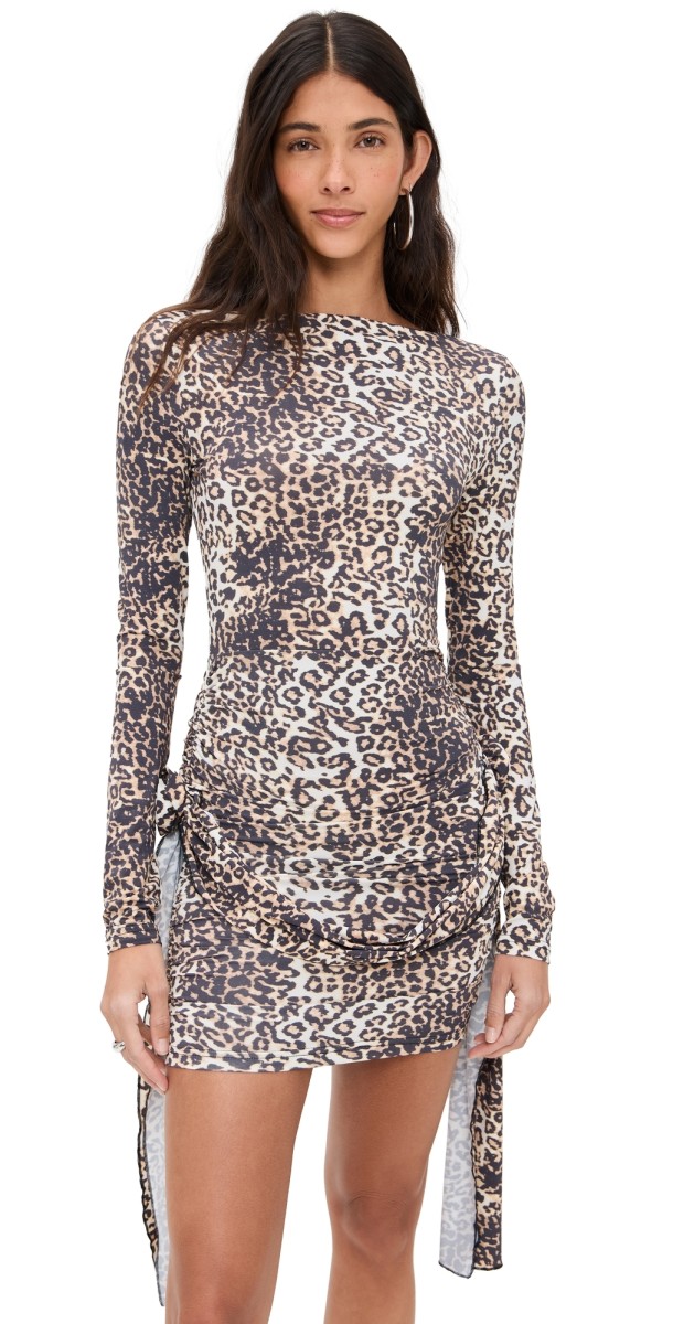 Lioness Glory Mini Dress Leopard Fade