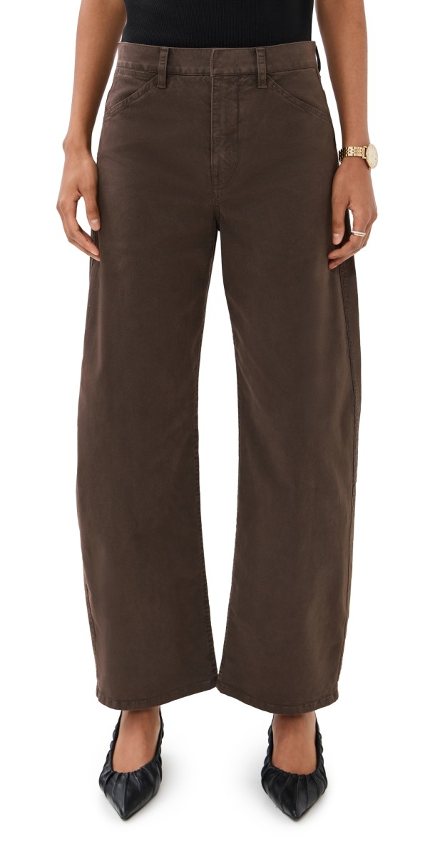 Nili Lotan Tribeca Pants Chocolate Brown