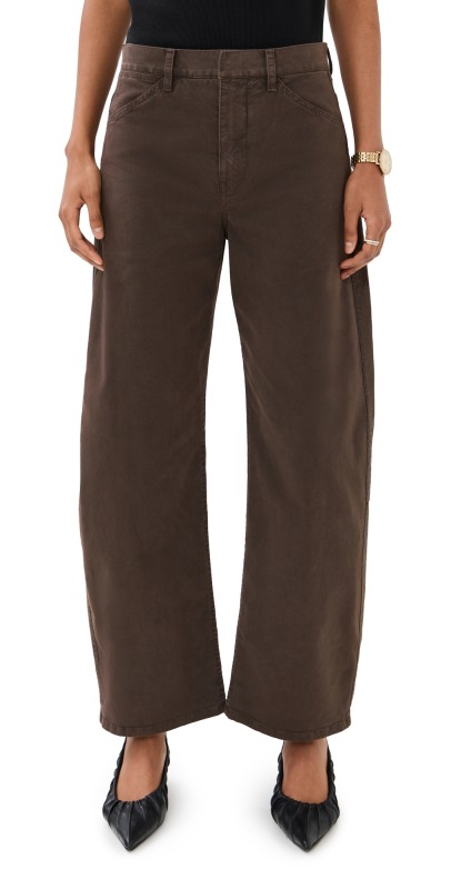 Nili Lotan Tribeca Pants Chocolate Brown
