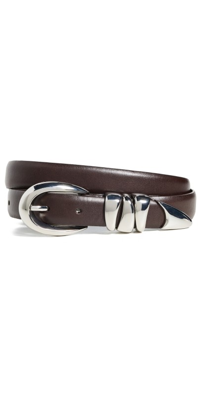 Madewell Triple Metal Keeper Dark Carob