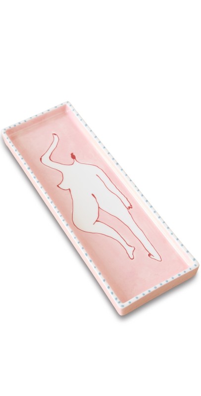 Laetitia Rouget Perfectly Imperfect Jewelry Plate Pink