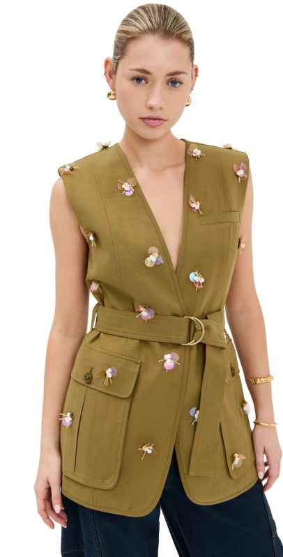 Ulla Johnson Twyla Vest Lichen