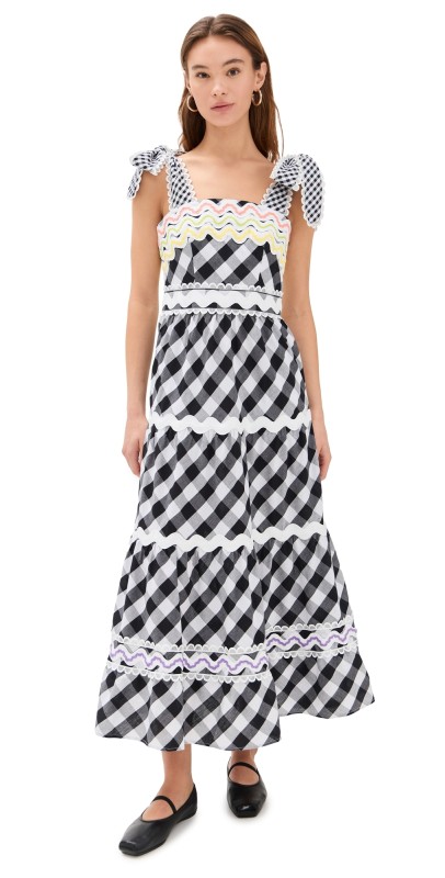 CeliaB Jade Vichy Black Dress Multi