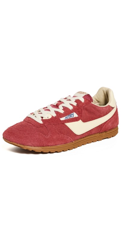Autry Windspin Sneakers Suede/Leat Red/Rut