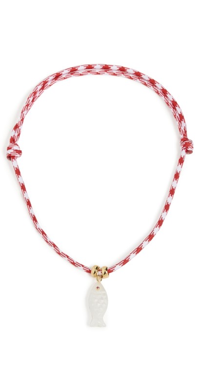 Eliou Mauro Necklace Red/Whit