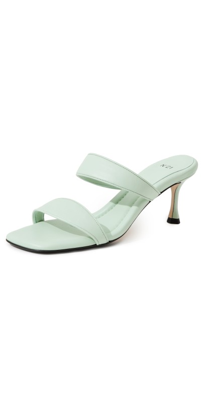 No. 21 Padded Mules Nappa Lattementa