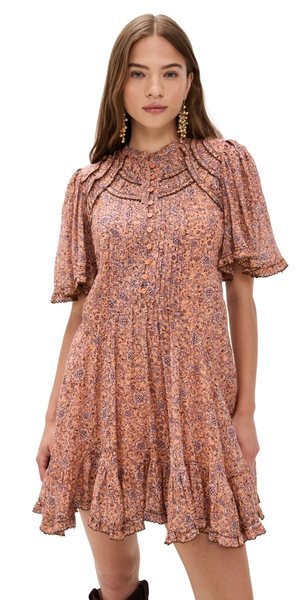 Isabel Marant Étoile Celyana Dress Rust