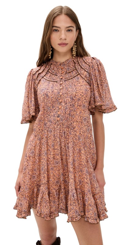 Isabel Marant Étoile Celyana Dress Rust